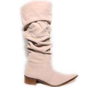 Chinese Laundry Pink Slouch Suede Boost